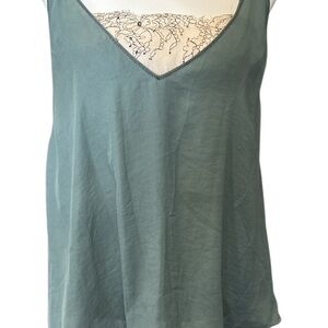 Free People Intimately sage Green women’s lace lined Camisole